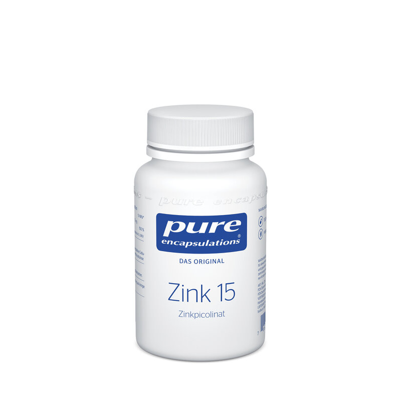 Pure Zink 15 mg Zinkpicolinat 180 Kapseln