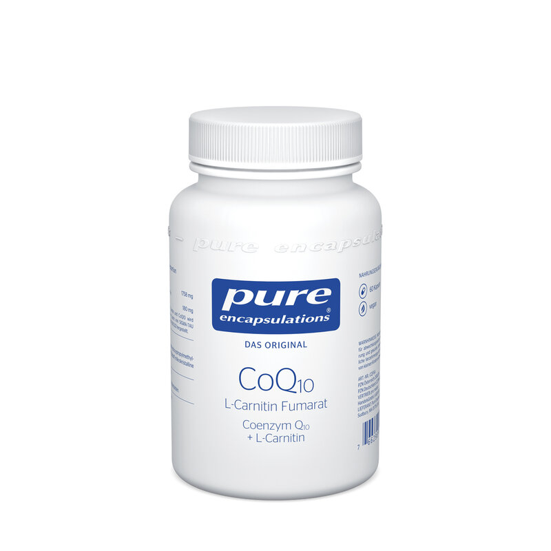 Pure CoQ10 L-Carnitin Fumarat 60 Kapseln