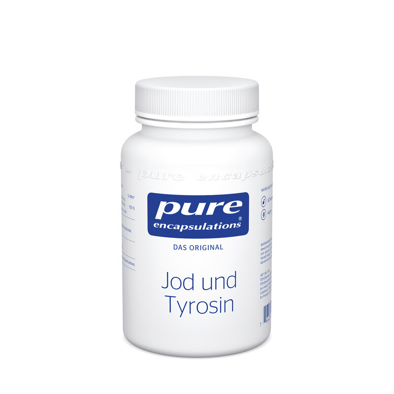 Pure Jod und Tyrosin 60 Kapseln