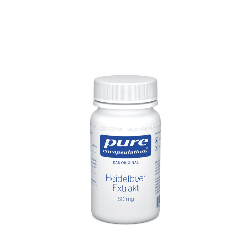 Pure Heidelbeer Extrakt 80 mg 60 Kapseln