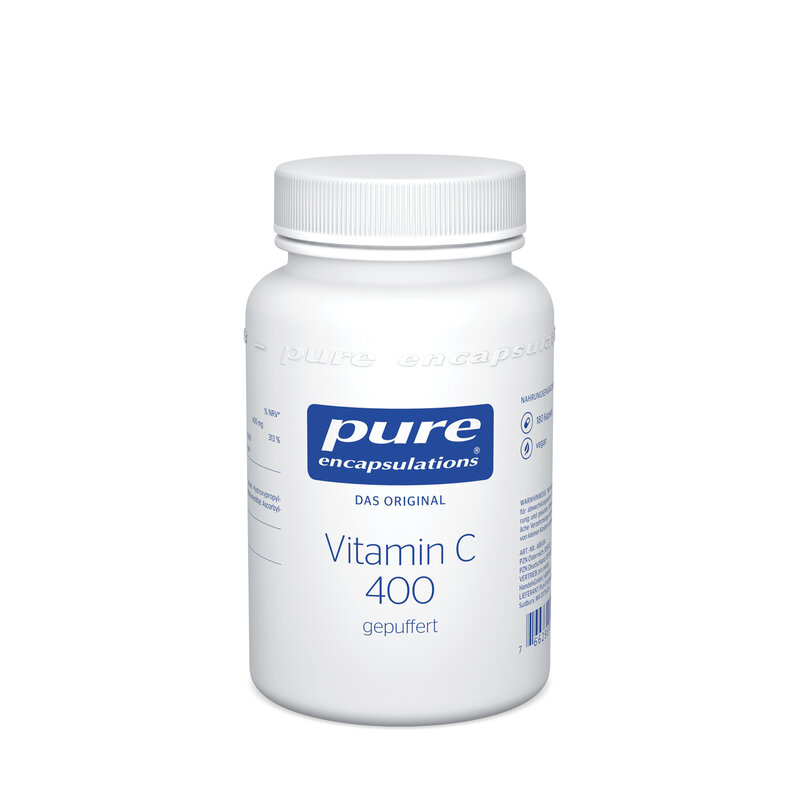 Pure Vitamin C 400 gepuffert 180 Kapseln
