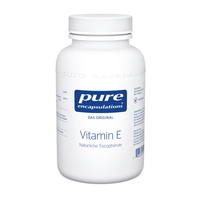Pure Vitamin E 180 Kapseln