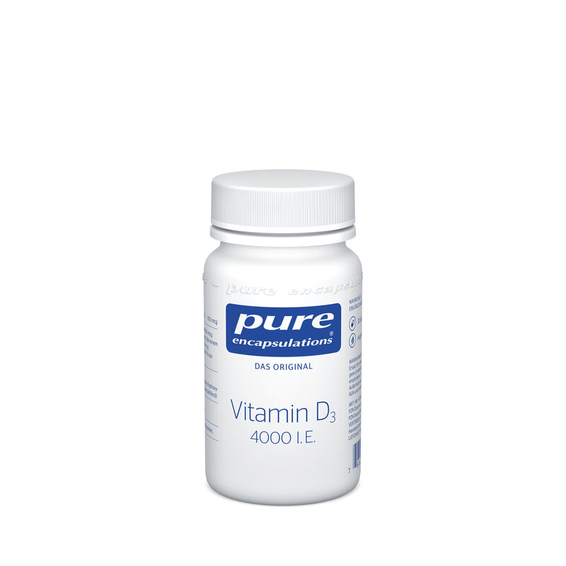 Pure Vitamin D3 4000 I.E. 30 Kapseln