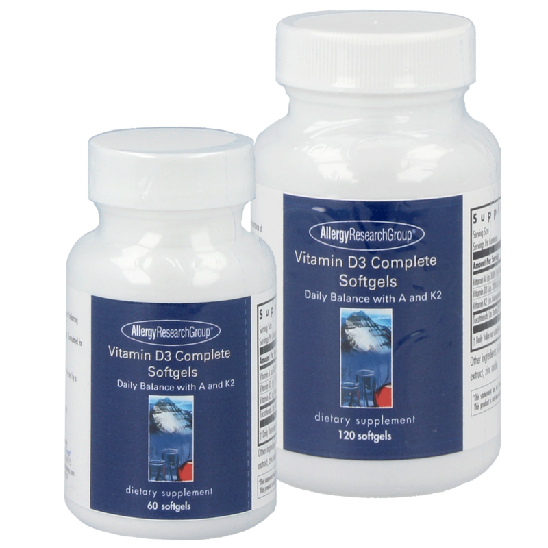 Allergy Research Group Vitamin D3 complete 120 Kapseln