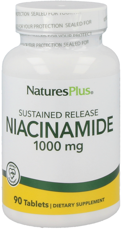 Natures Plus Niacinamid (Vit. B3) 1000 mg 90 Tabletten