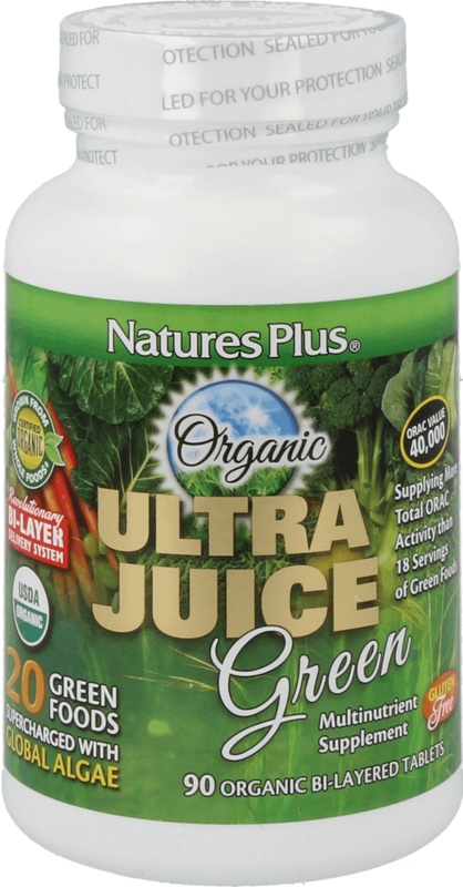Natures Plus Ultra Juice Green 90 Zweischicht-Tabletten