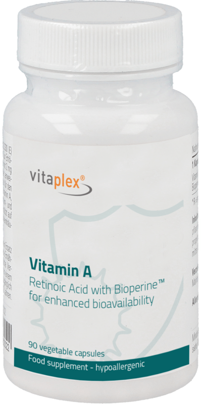 Vitaplex Vitamin A 90 vegetarische Kapseln