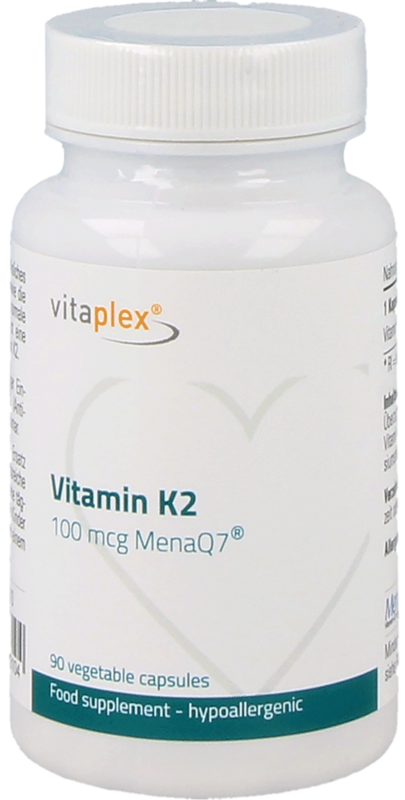 Vitaplex Vitamin K2 100 mcg 90 vegetarische Kapseln
