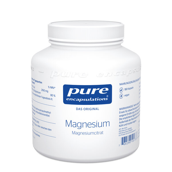 Pure Magnesium (Citrat) 180 Kapseln