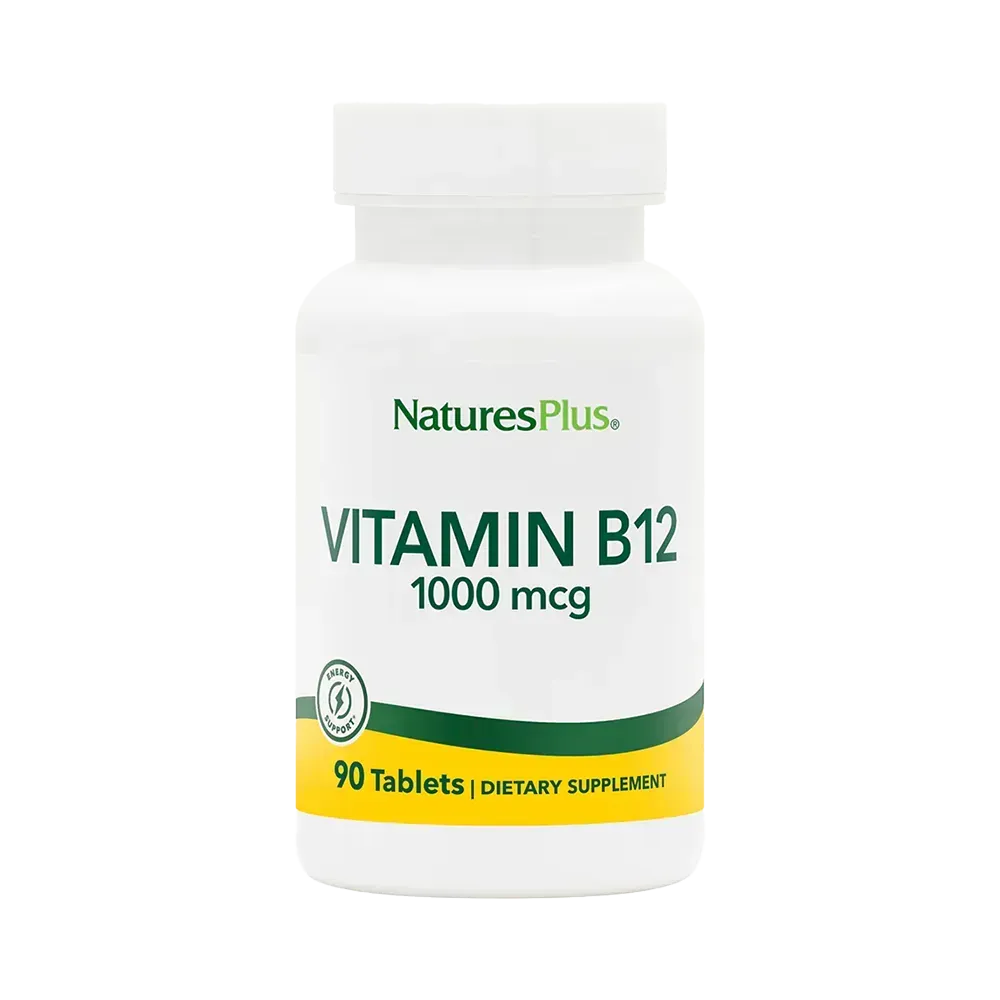 Natures Plus Vitamin B12 (Methycobalamin) 1000 mcg 90 Tabletten