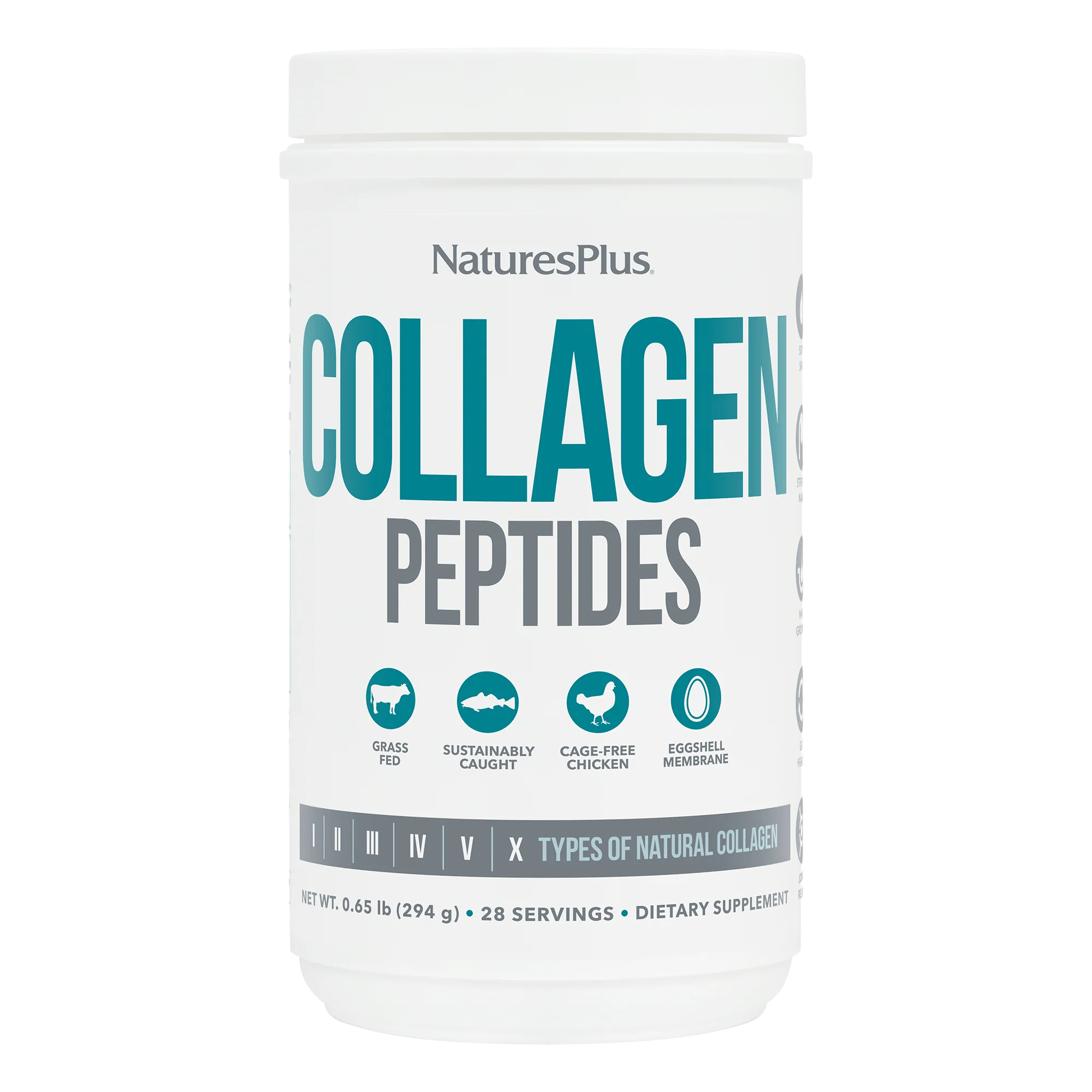 Natures Plus Collagen Peptides 294 g Pulver