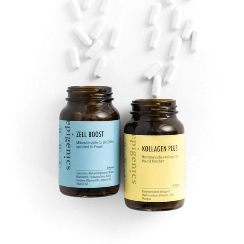 Epigenics Zell Boost + Kollagen Plus 2x 60 Kapseln