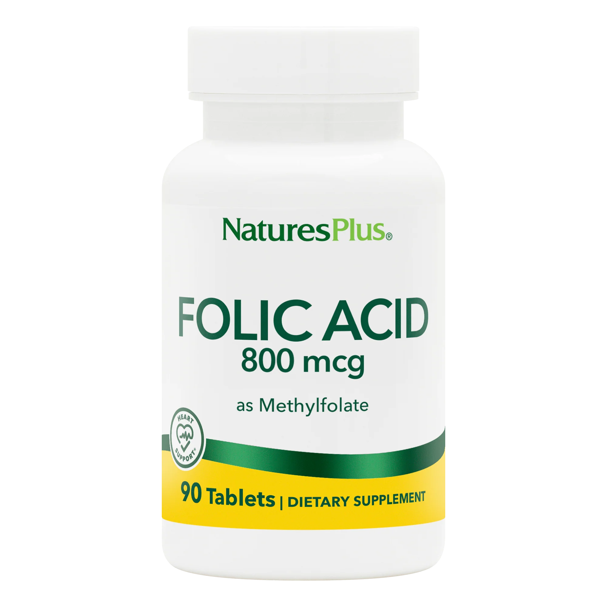 NaturesPlus Folic Acid - 90 Tabletten
