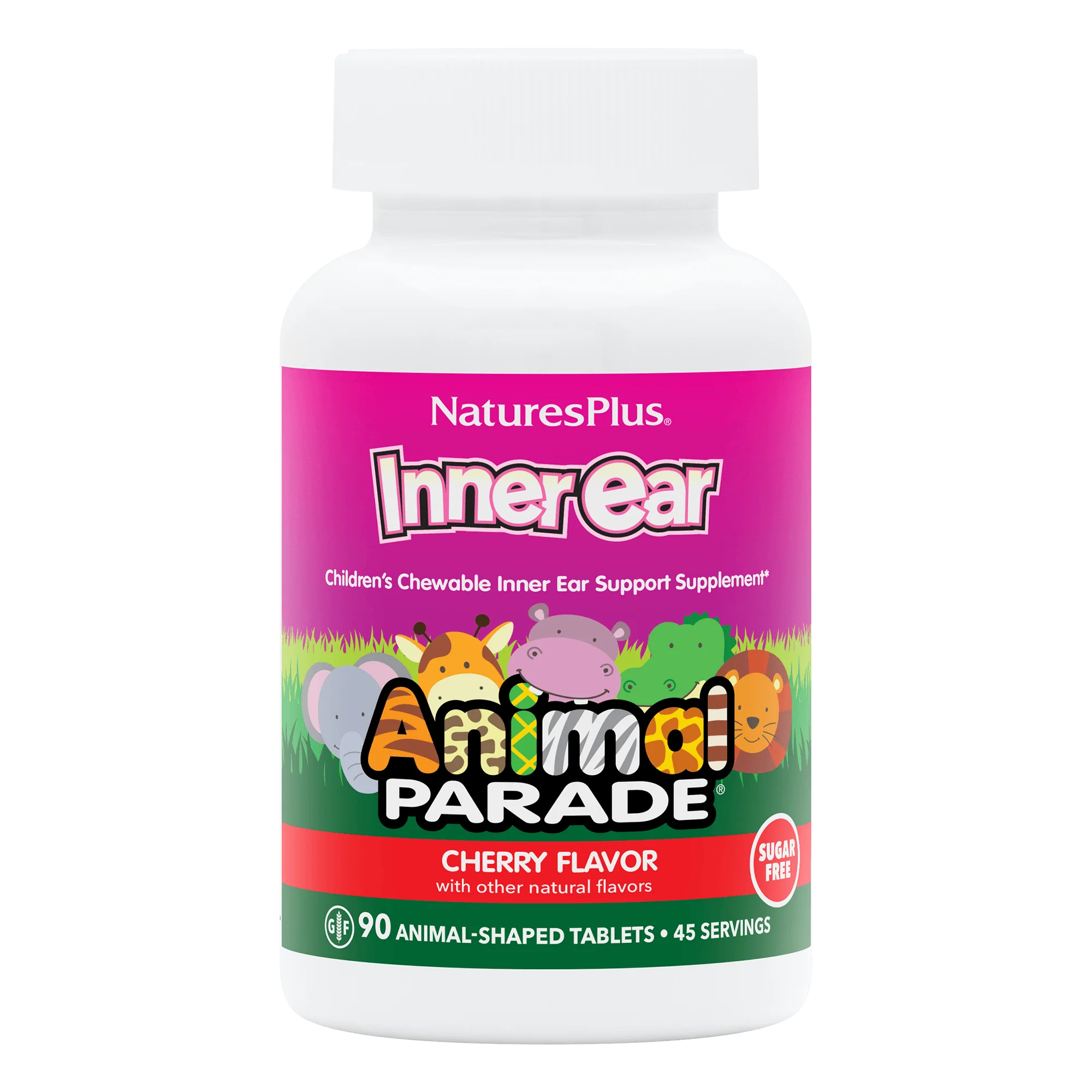 NaturesPlus Animal Parade® Inner Ear Support - 90 Kautabletten