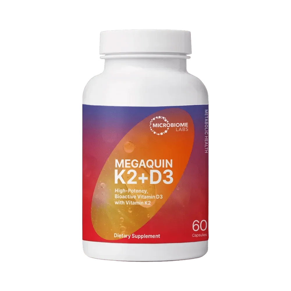 Microbiome Labs MegaQuin K2 D3 - 60 Kapseln
