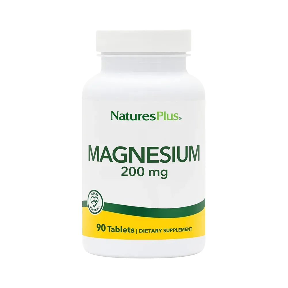 Natures Plus Magnesium 200 mg (Aminosäurechelat) Tabletten