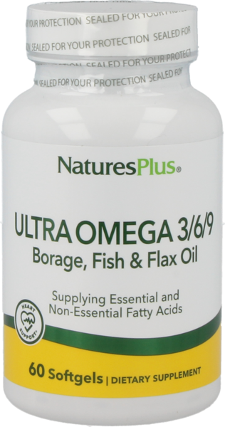 Natures Plus Ultra Omega 3/6/9 60 Softgels