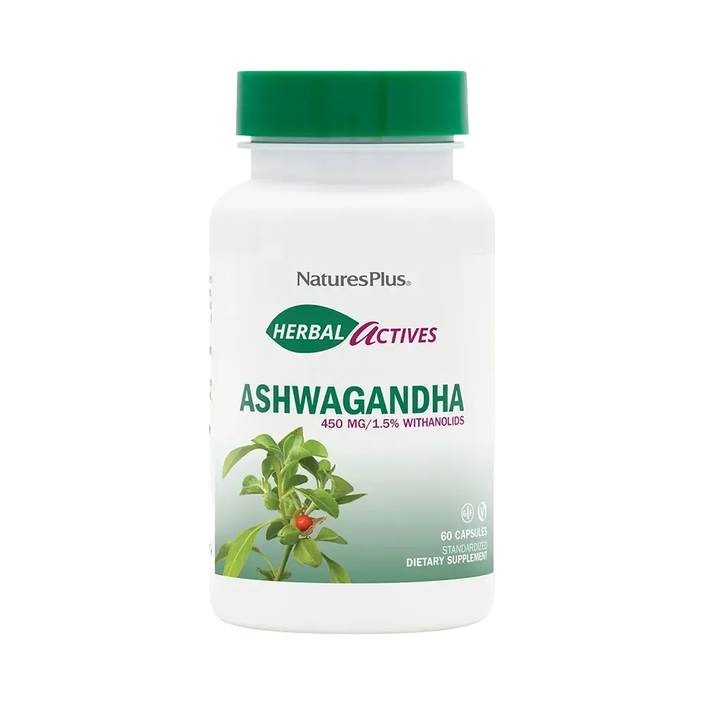 Natures Plus Ashwagandha 450 mg 60 veg. Kapseln
