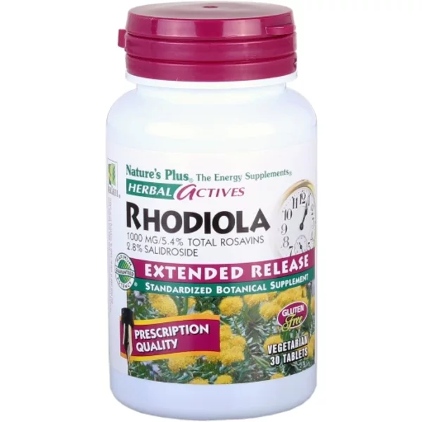 Natures Plus Herbal actives Rhodiola 1000mg 30 Tabletten