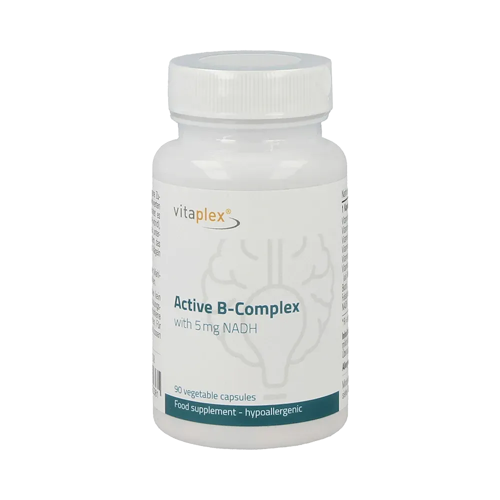 Vitaplex Active B-Complex mit 5 mg NADH 90 vegetarische Kapseln