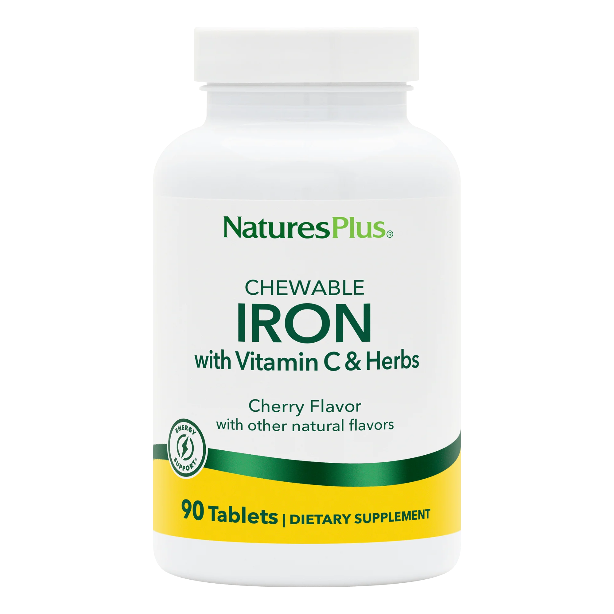Natures Plus Chewable Iron 90 Tabletten