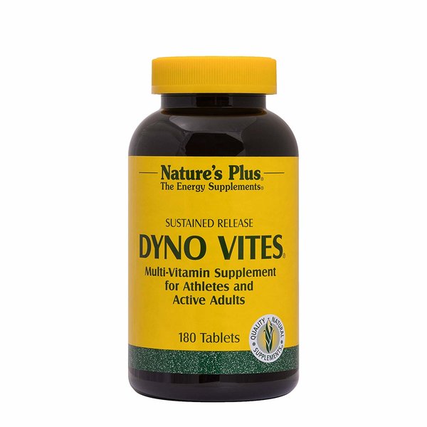 Natures Plus Dyno Vites - natürliches Multi für Sportler und Athleten. 180 Tabletten