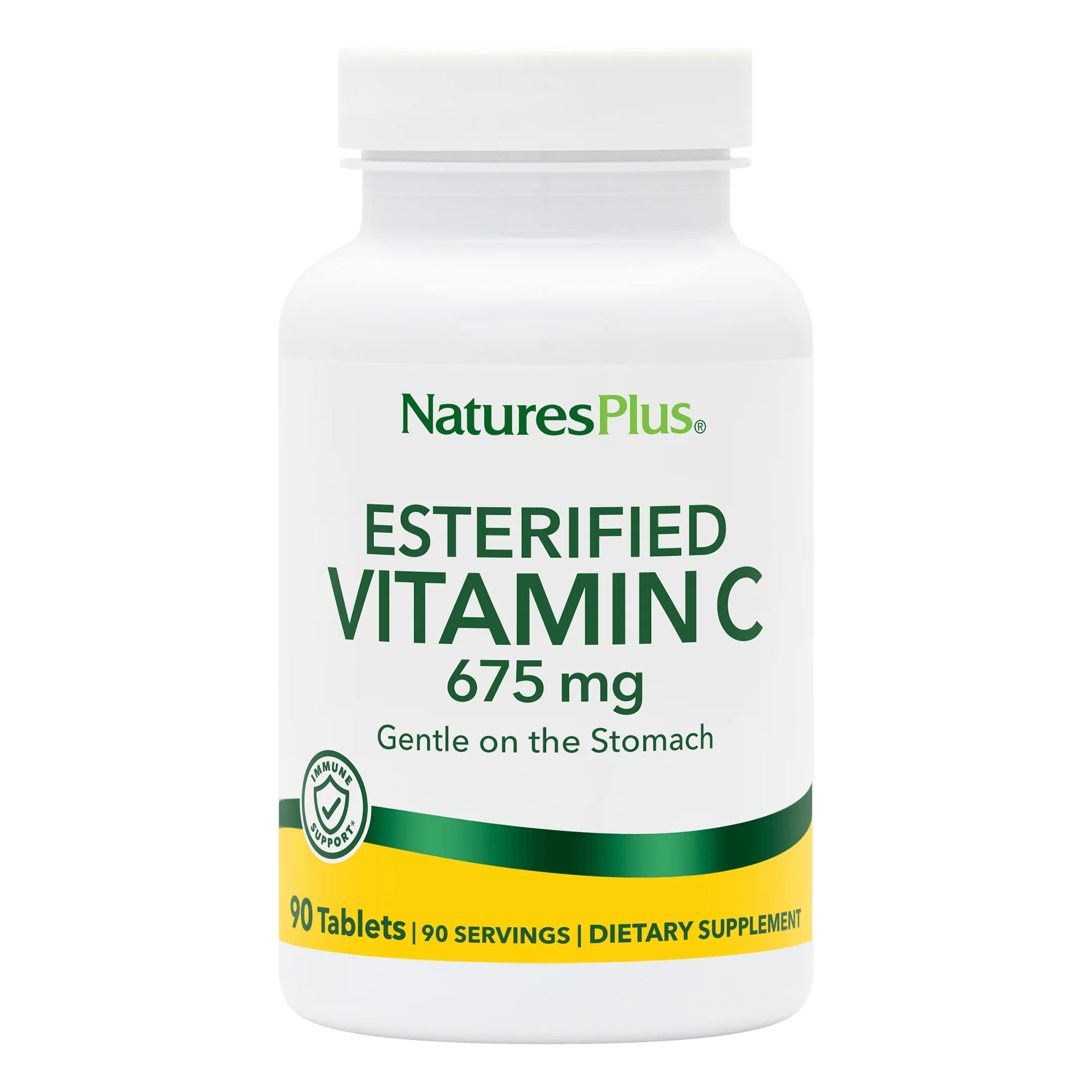 Natures Plus Esterified Vitamin C (gepuffertes Vitamin C) 675 mg 90 Tabletten
