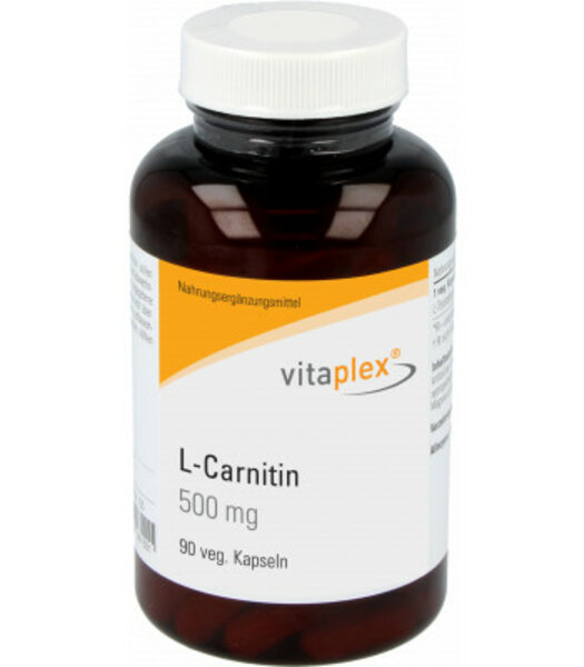 Vitaplex L-Carnitin 500 mg 90 veg. Kapseln