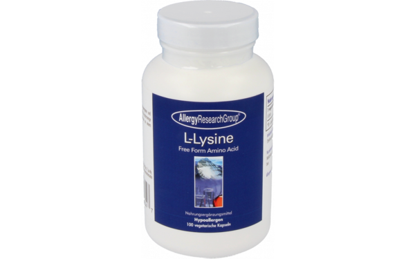 Allergy Research Group L-Lysine 500 mg 100 veg. Kapseln