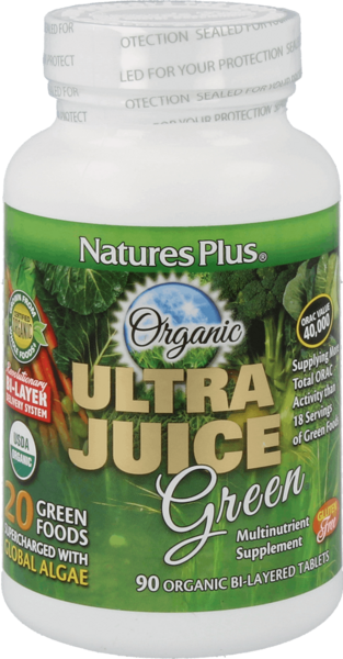 Natures Plus Ultra Juice Green 90 Zweischicht-Tabletten