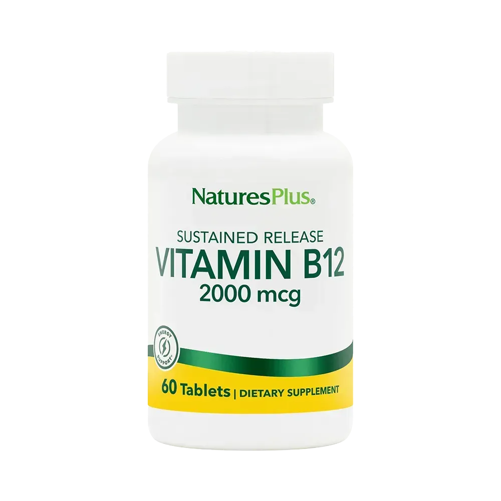 Natures Plus Vitamin B12 (Methylcobalamin) 2000 mcg 60 Tabletten