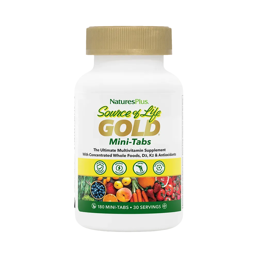 Natures Plus Source of Life GOLD 180 Mini-Tabs