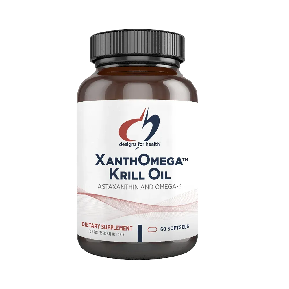 Designs for Health XanthOmega™ Krillöl mit Astaxanthin 60 Softgels