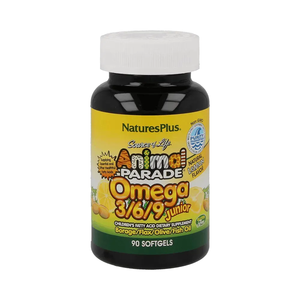 Animal Parade® Omega 3/6/9 Junior 90 Softgels