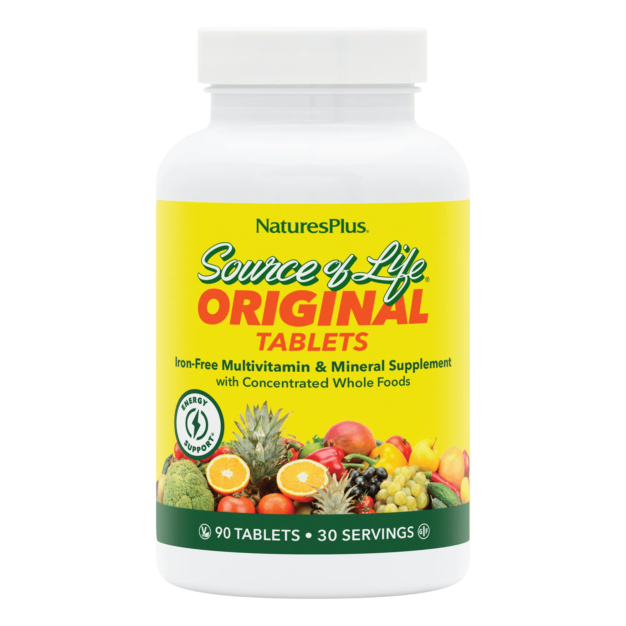Natures Plus Source of Life Iron free 180 Tabletten