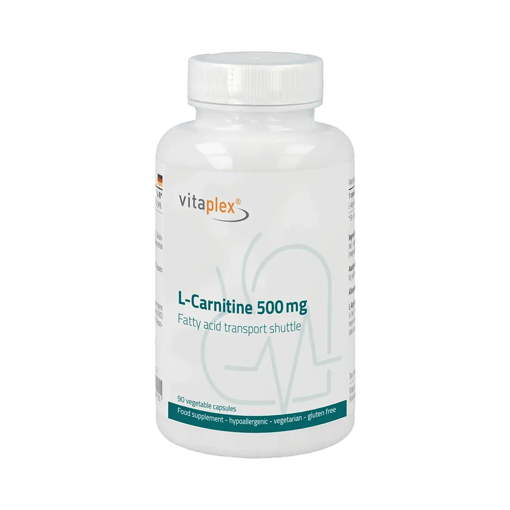 Vitaplex L-Carnitin 500 mg 90 veg. Kapseln