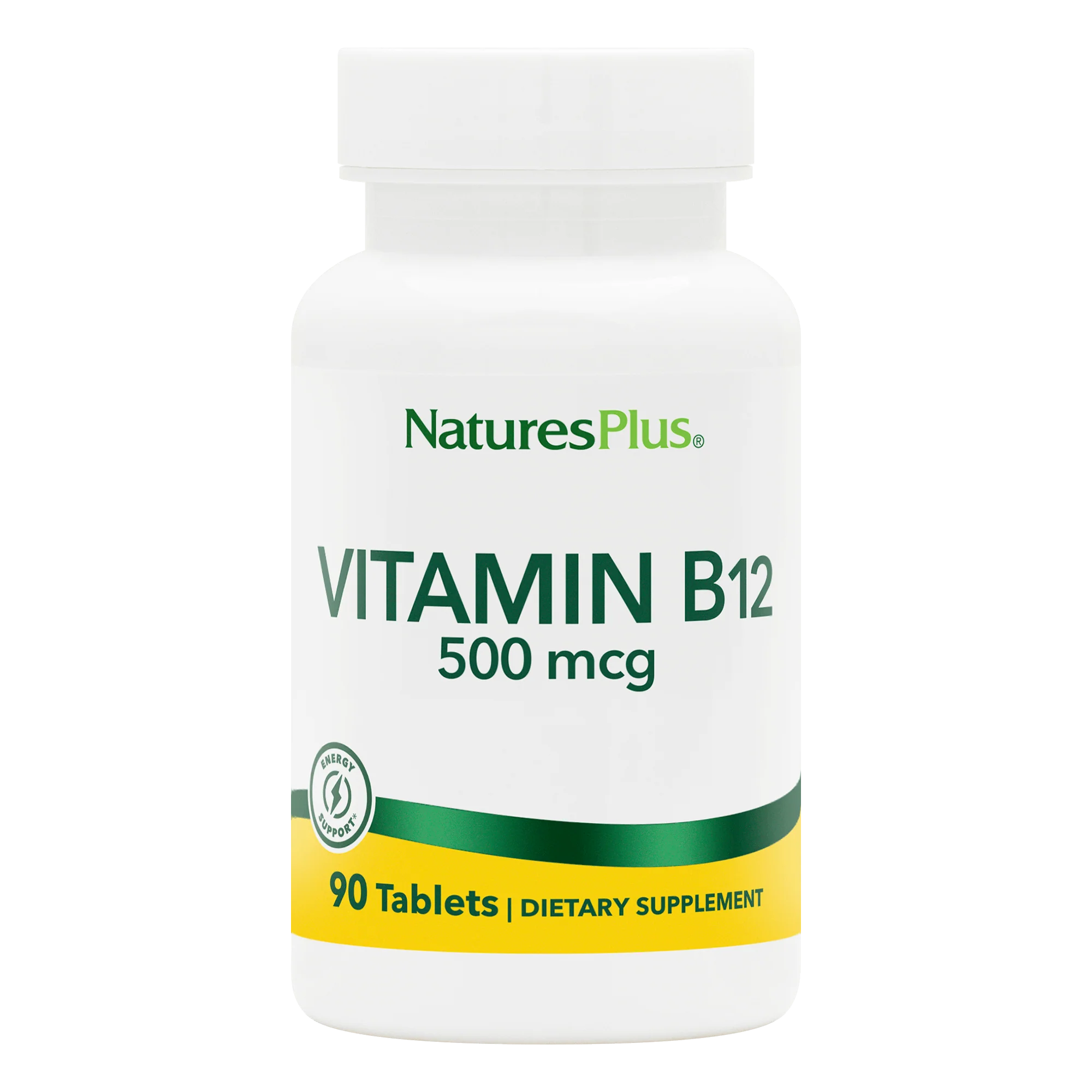 Natures Plus Vitamin B12 (Cobalamin) 500 mcg 90 Tabletten