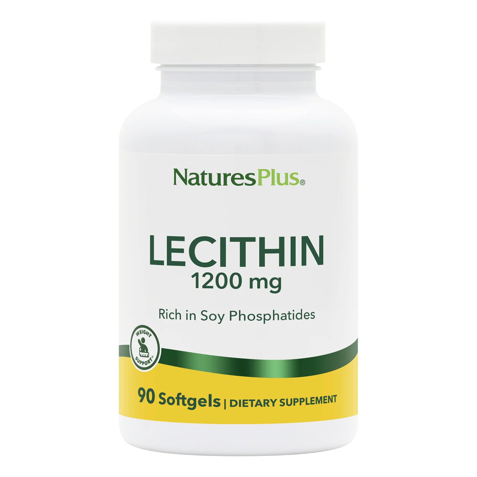 Natures Plus Lecithin 1200mg - 90 softgels