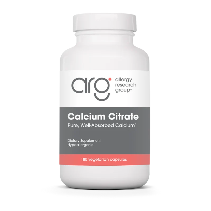Allergy Research Group Calcium Citrate - 180 Kapseln