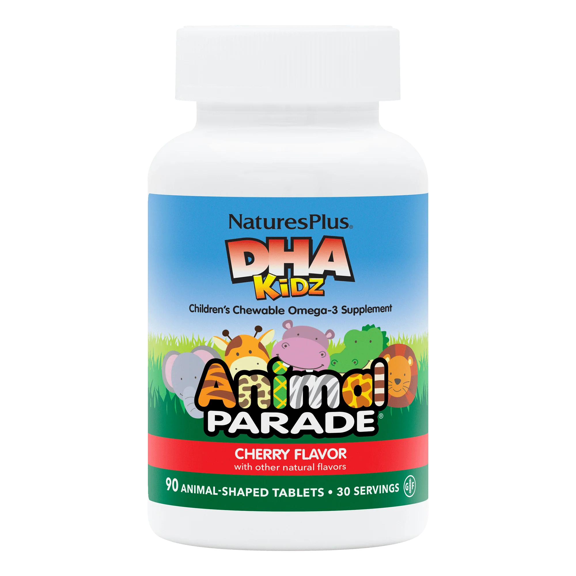 NaturesPlus Animal Parade® DHA - 90 Lutschtabletten