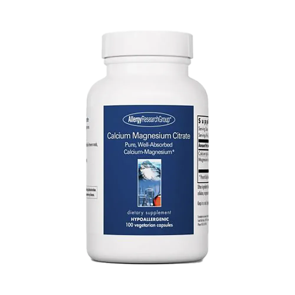 Allergy Research Group Calcium Magnesium Citrate - 100 Kapseln