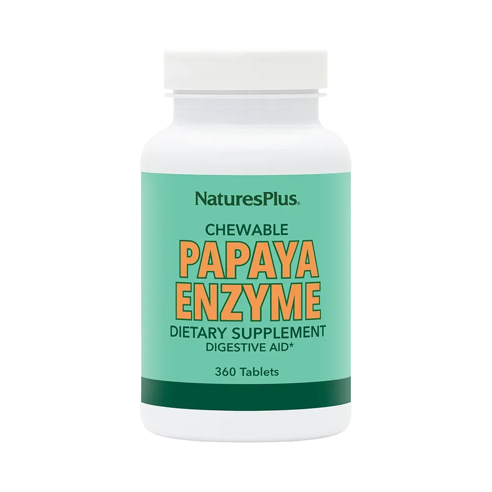 NaturesPlus Papaya Enzyme - 360 Kautabletten