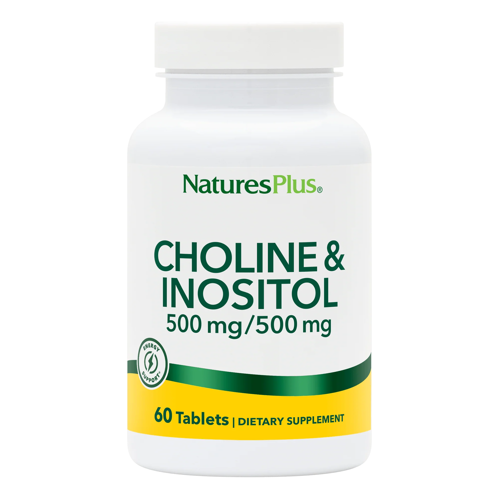 NaturesPlus Choline & Inositol - 60 Tabletten