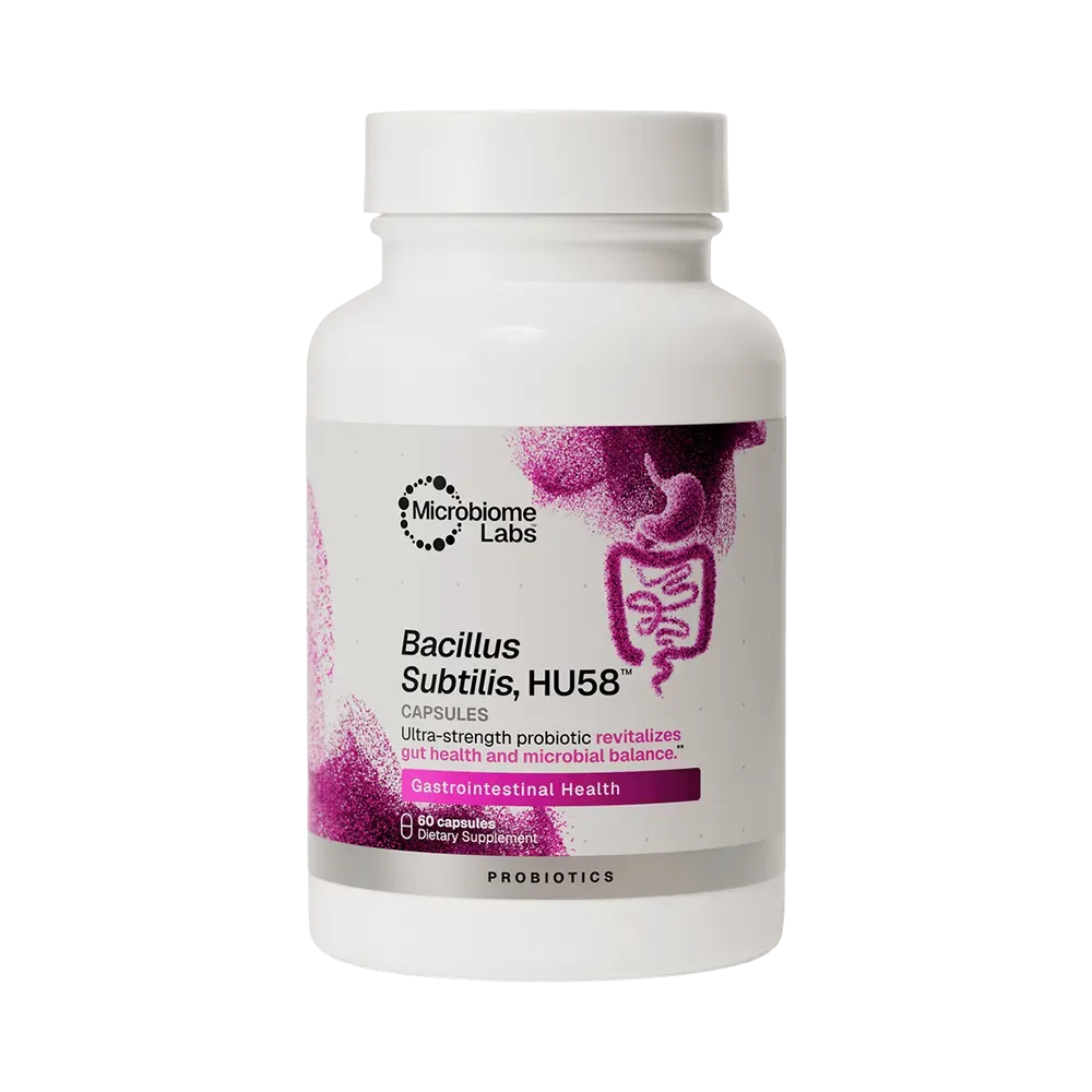 Microbiome Labs Bacillus Subtilis HU58™ - 60 Kapseln