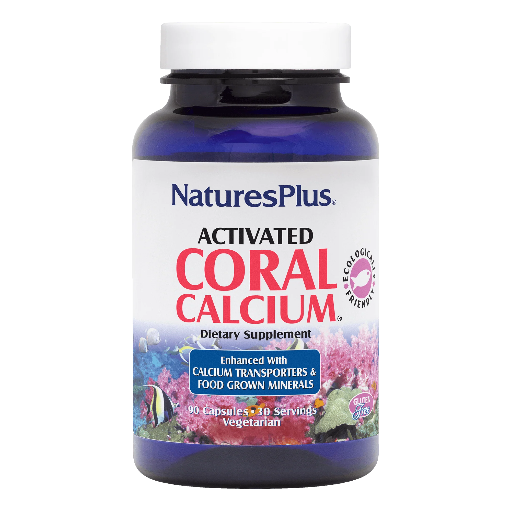 NaturesPlus Activated Coral Calcium® - 90 Kapseln