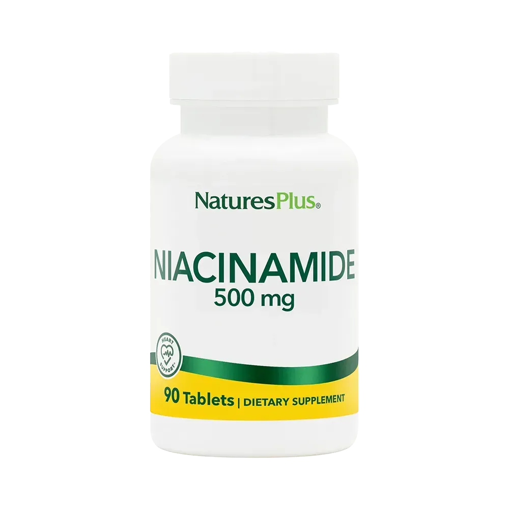 Natures Plus Niacinamide (Vit. B3) 500 mg 90 Tabletten
