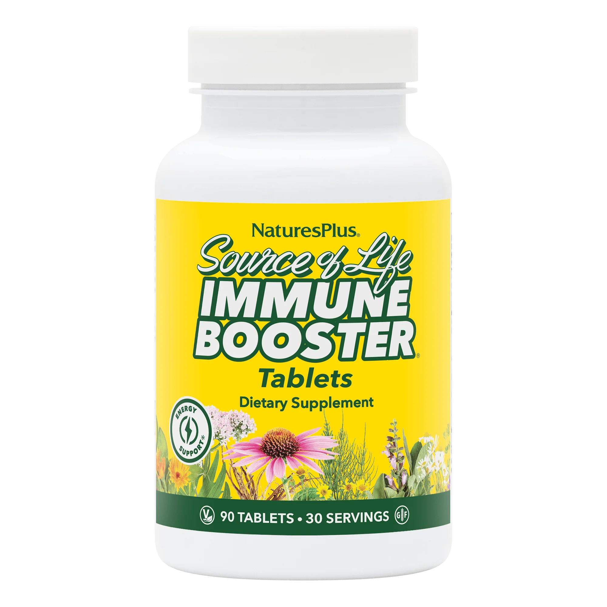 Natures Plus Source of Life® Immune Booster 90 Zweischicht-Tabletten