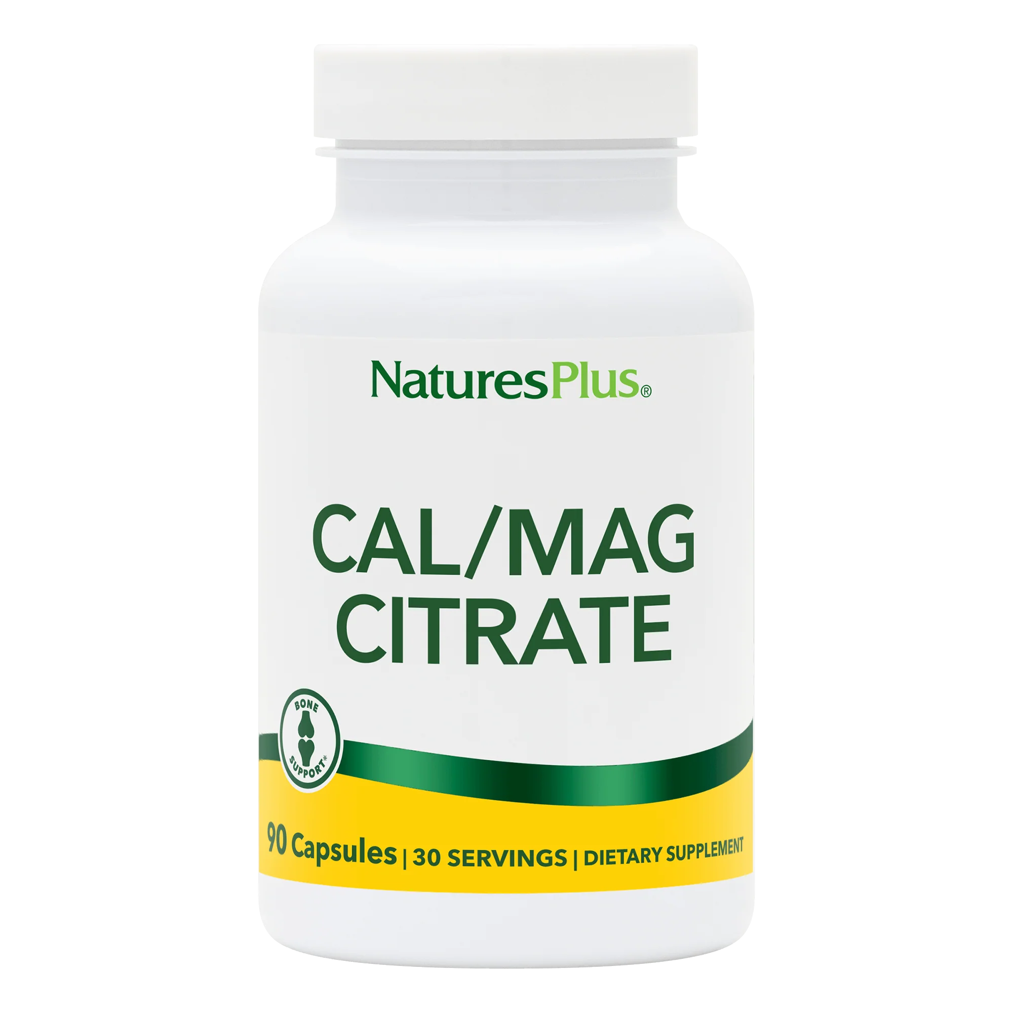 Natures Plus Cal/Mag Citrate 90 Kapseln