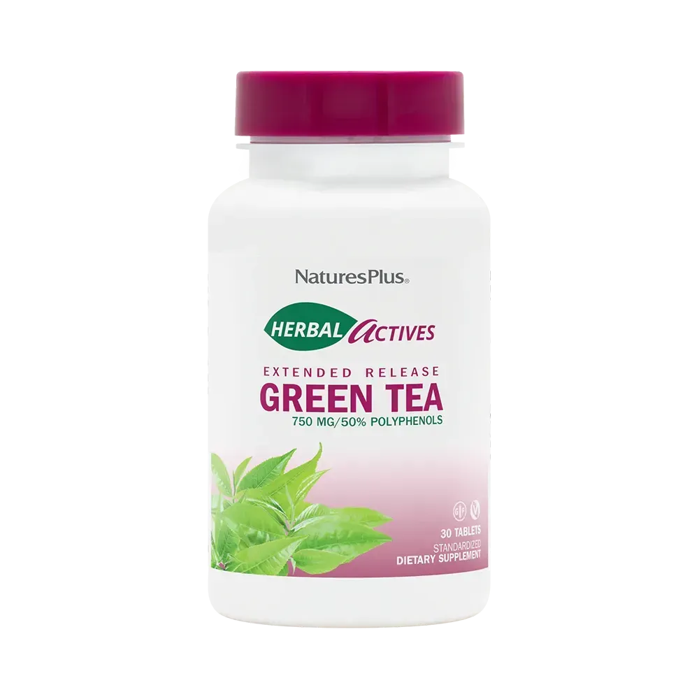 Natures Plus Chinese Green Tea 750 mg 30 Tabletten