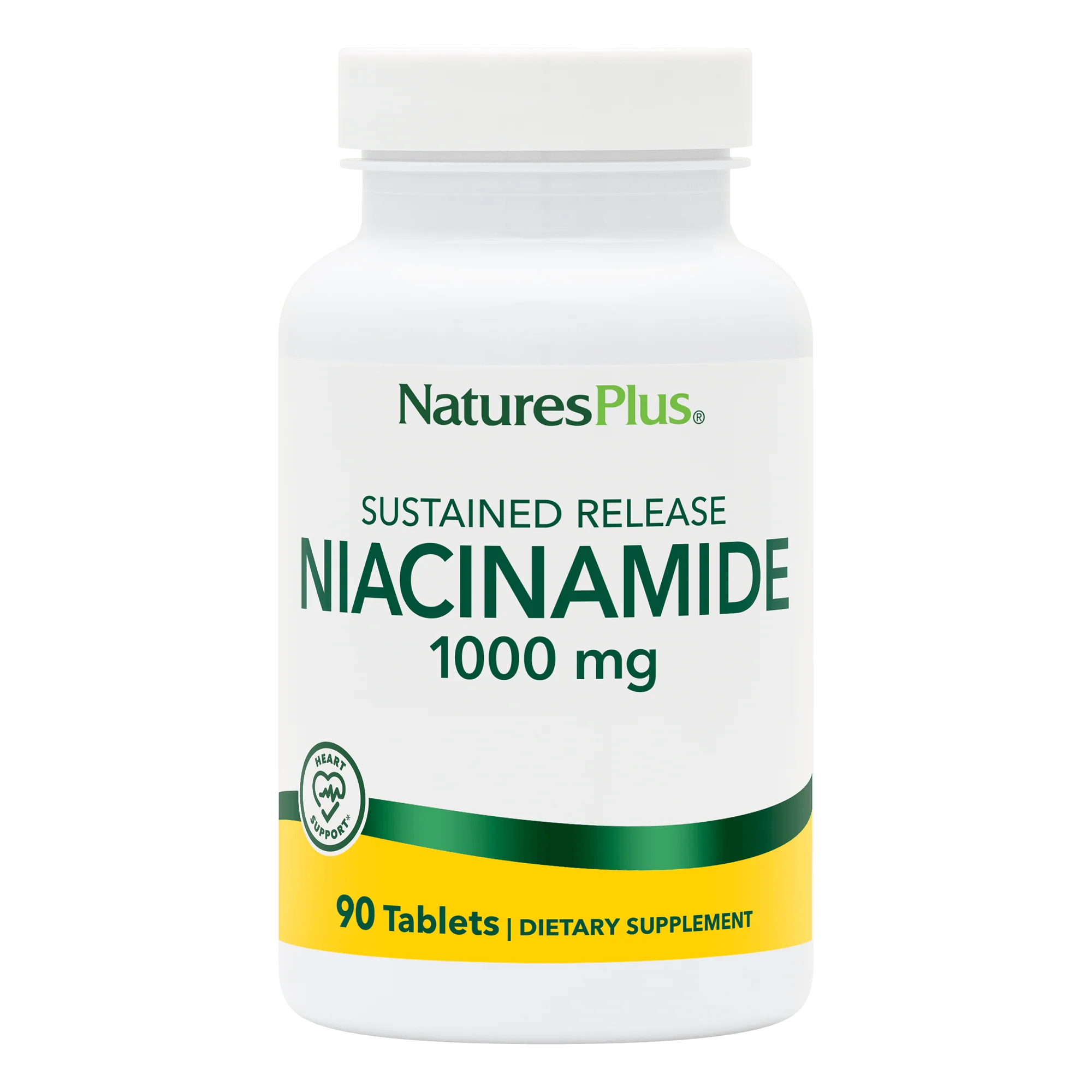 Natures Plus Niacinamid (Vit. B3) 1000 mg 90 Tabletten